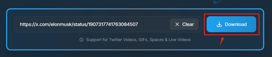 Step 3: Download Twitter Video in High Quality